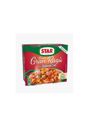 STAR RAGU SALSICCIA GR.180X2 PZ.12 - Carton de 12 pièces