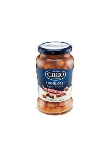 CIRIO FAGIOLI BORLOTTI VETRO GR.370 PZ12 - Carton de 12 pièces