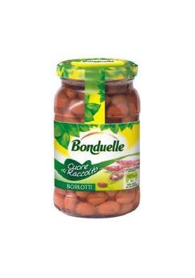 BONDUELLE FAGIOLI BORLOTTI GR 370 PZ 12 - Carton de 12 pièces