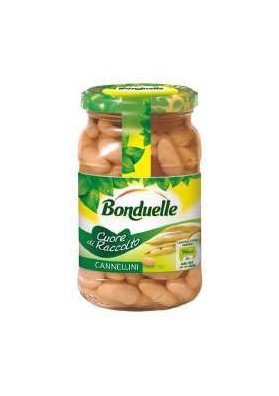 BONDUELLE FAGIOLI CANNELLINI GR 370 PZ12 - Carton de 12 pièces