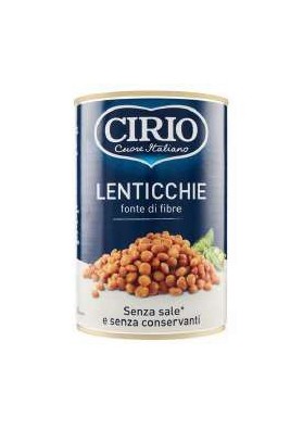 CIRIO LENTICCHIE LATTINA GR.400 PZ.12 - Carton de 12 pièces