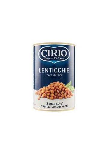 CIRIO LENTICCHIE LATTINA GR.400 PZ.12 - Carton de 12 pièces