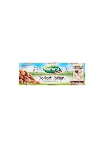 VALFRUTTA FAG.BORLOTTI LATT.G.400X3 PZ.8 - Carton de 8 pièces
