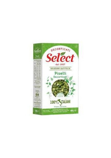 SELECT DECORTICATI PISELLI GR.400 PZ.9 - Carton de 9 pièces