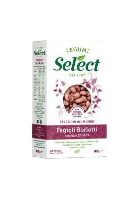 SELECT FAGIOLI BORLOTTI GR.400 PZ.18 - Carton de 18 pièces
