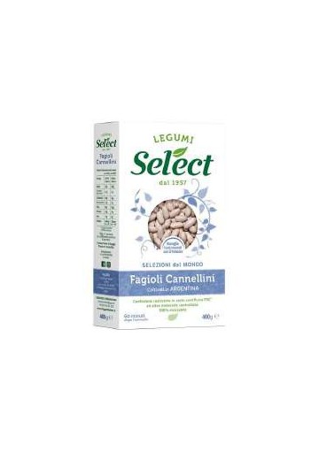SELECT FAGIOLI CANNELLINI GR.400 PZ.18 - Carton de 18 pièces