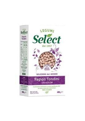 SELECT FAGIOLI TONDINI GR.400 PZ.18 - Carton de 18 pièces