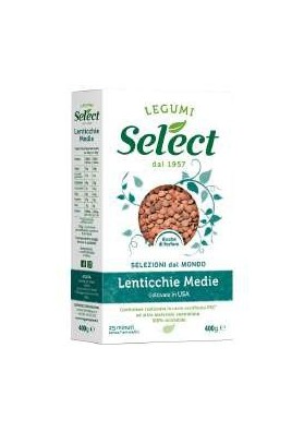 SELECT LENTICCHIE MEDIE GR.400 PZ.18 - Carton de 18 pièces