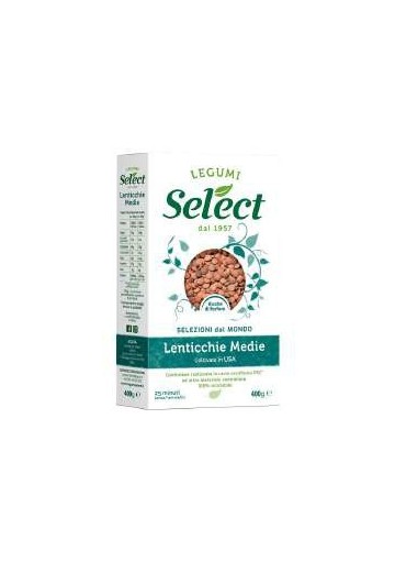 SELECT LENTICCHIE MEDIE GR.400 PZ.18 - Carton de 18 pièces