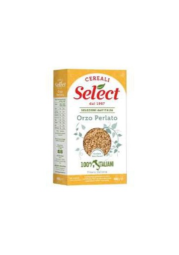 SELECT ORZO PERLATO GR.400 PZ.18 - Carton de 18 pièces