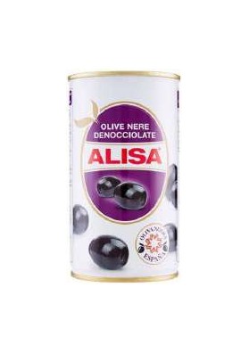 ALISA OLIVE NERE DENOCCIOLATE GR.280X24 - Carton de 24 pièces