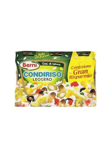 BERNI CONDIRISO LEGGERO GR.300X3 PZ.4 - Carton de 4 pièces