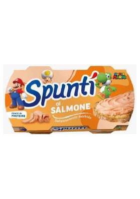 SPUNTI SUPER MARIO SALMONE GR.84X2 PZ.20 - Carton de 20 pièces