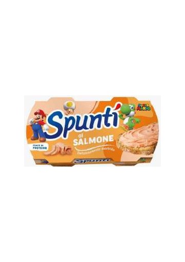 SPUNTI SUPER MARIO SALMONE GR.84X2 PZ.20 - Carton de 20 pièces