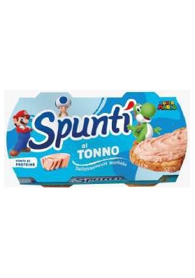 SPUNTI SUPER MARIO TONNO GR.84X2 PZ.20 - Carton de 20 pièces