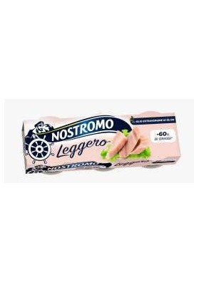 NOSTROMO TONNO LEGGERO GR.60X3 PZ.20 - Carton de 20 pièces
