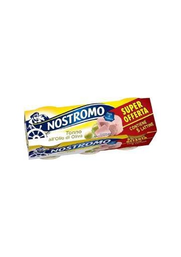 NOSTROMO TONNO O.OLIVA GR.60X5 PZ.10 - Carton de 10 pièces