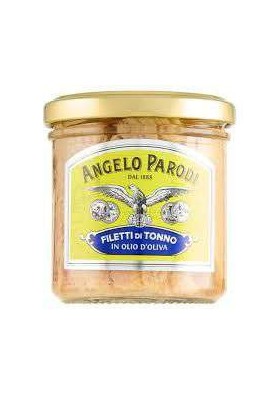 PARODI FIL.TONNO OLIVA VETRO G130 PZ.12 - Carton de 12 pièces