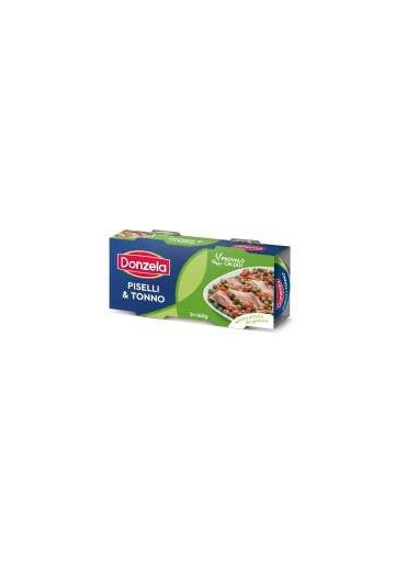 DONZELA TONNO E PISELLI GR.160X2 PZ.24 - Carton de 24 pièces