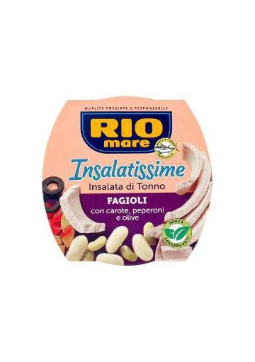 RIOMARE INSALATIS.FAGIOLI GR.160 PZ.18 - Carton de 18 pièces