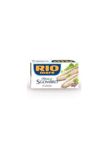 RIOMARE FILETTI SGOMBRO NATURALE.G125X25 - Carton de 25 pièces
