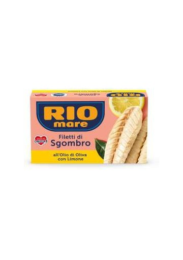 RIOMARE FILETTI SGOMBRO LIMONE GR.125X25 - Carton de 25 pièces