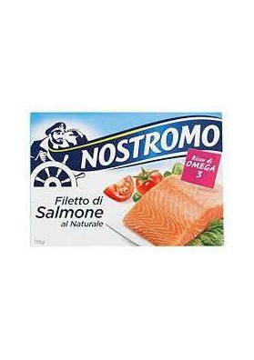 NOSTROMO FILETTI SALMONE NAT. GR.110X10 - Carton de 10 pièces