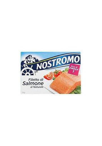 NOSTROMO FILETTI SALMONE NAT. GR.110X10 - Carton de 10 pièces