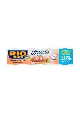 RIOMARE TONNO LEGGERO GR.60X4 PZ.24 - Carton de 24 pièces