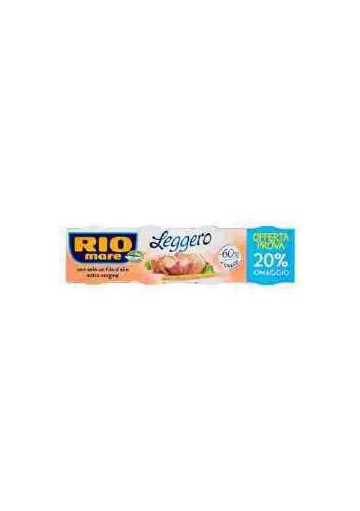 RIOMARE TONNO LEGGERO GR.60X4 PZ.24 - Carton de 24 pièces