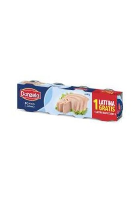 DONZELA TONNO NATURALE GR.80X4 PZ.24 - Carton de 24 pièces