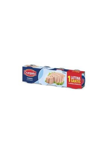 DONZELA TONNO NATURALE GR.80X4 PZ.24 - Carton de 24 pièces