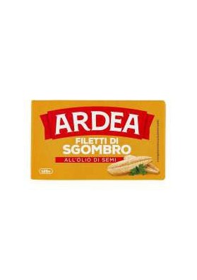 ARDEA FILETTI DI SGOMBRO O.SEMI GR125X10 - Carton de 10 pièces