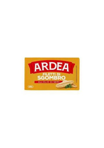 ARDEA FILETTI DI SGOMBRO O.SEMI GR125X10 - Carton de 10 pièces