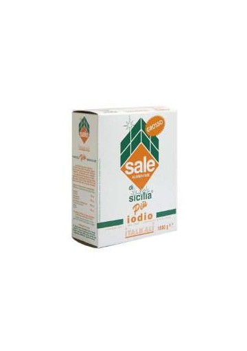 SALE DI SICILIA IODATO GROSSO G.1000x12 - Carton de 12 pièces
