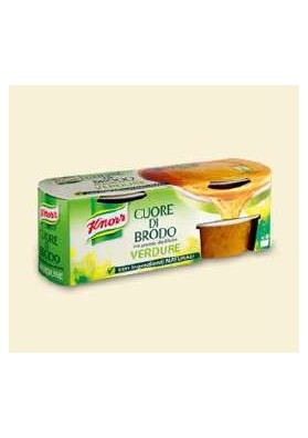 KNORR CUORE DI BRODO VERDURE G.28X4 PZ12 - Carton de 12 pièces