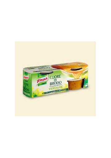 KNORR CUORE DI BRODO VERDURE G.28X4 PZ12 - Carton de 12 pièces