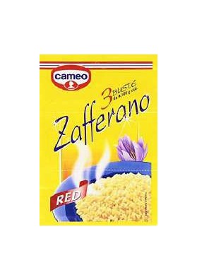 CAMEO ZAFFERANO RED 3 BUSTE PZ.10 - Carton de 10 pièces