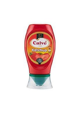 CALVE'TOP DOWN KETCHUP CLAS. ML.250 PZ.9 - Carton de 9 pièces