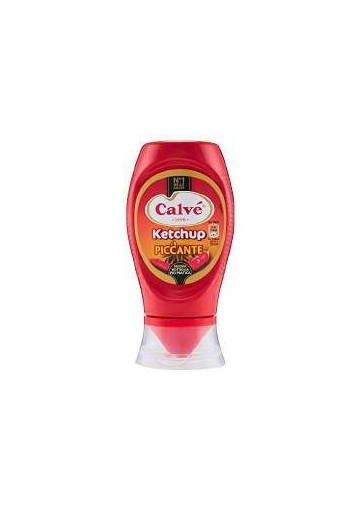 CALVE'TOP DOWN KETCHUP PICCANTE ML.250X9 - Carton de 9 pièces