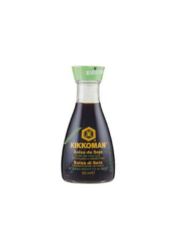 KIKKOMAN SALSA SOIA MENO SALE ML150 PZ.6 - Carton de 6 pièces