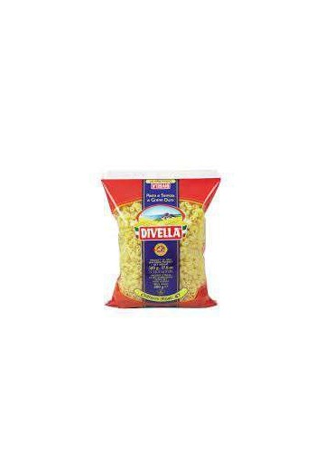DIVELLA 047 CHIFFERINI RIGATI GR500X24 - Carton de 24 pièces