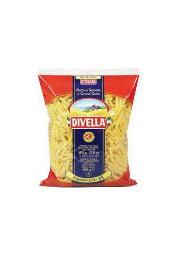 DIVELLA 066 FAGIOLINI LISCI G500X24 N.66 - Carton de 24 pièces