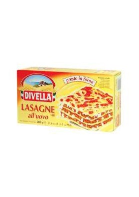 DIVELLA 108 LASAGNA UOVO GR.500X12 N.108 - Carton de 12 pièces