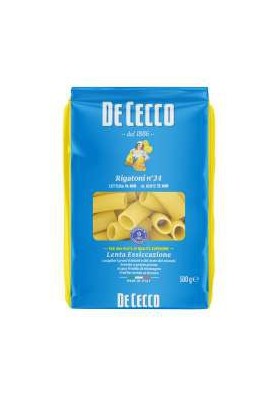 DE CECCO 024 RIGATONI GR 500 PZ 24 - Carton de 24 pièces