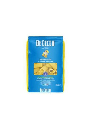 DE CECCO 024 RIGATONI GR 500 PZ 24 - Carton de 24 pièces