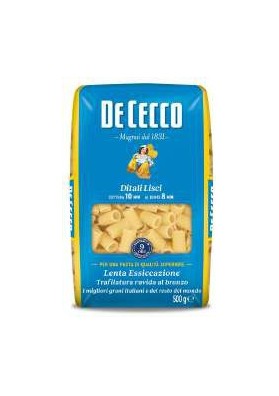DE CECCO 058 DITALI LISCI GR 500 PZ 24 - Carton de 24 pièces