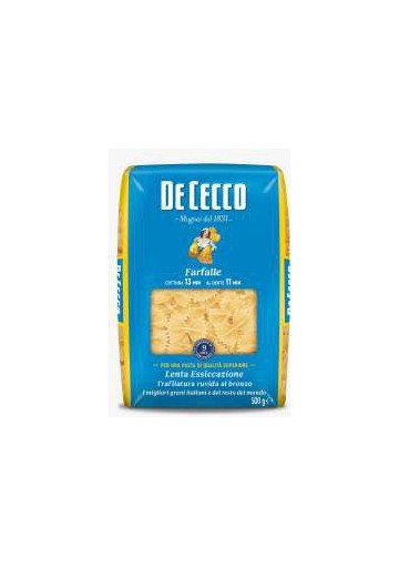 DE CECCO 093 FARFALLE GR 500 PZ 24 - Carton de 24 pièces