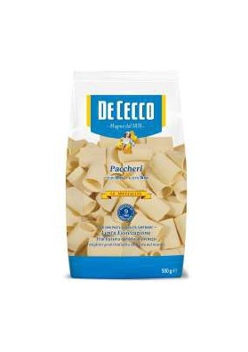 DE CECCO 125 PACCHERI GR 500 PZ 12 - Carton de 12 pièces