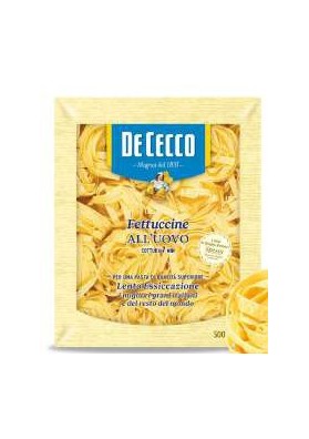 DE CECCO FETTUCCINE UOVO GR.500 PZ.8 - Carton de 8 pièces